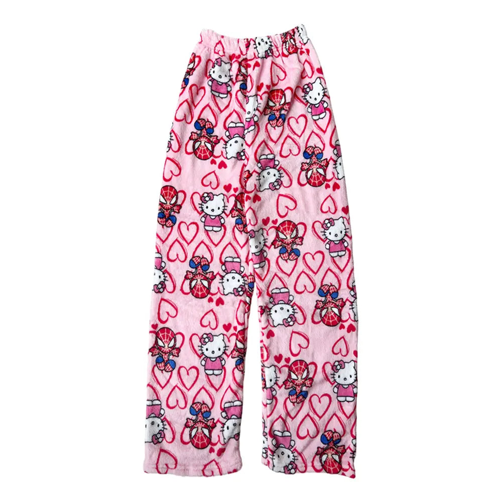 Baddie Cartoon Couple Pajama Pants