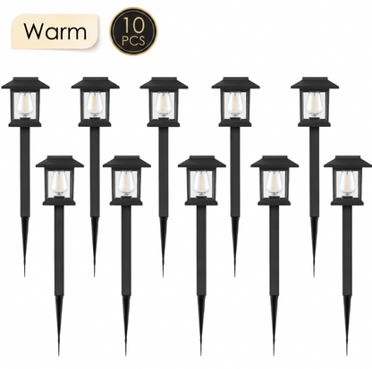 Luxury Solar Outdoor LED Path Lights IP44 Waterproof