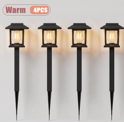 Luxury Solar Outdoor LED Path Lights IP44 Waterproof