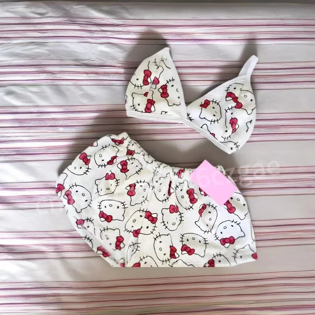 Baddie Hello Kitty Bikini Set