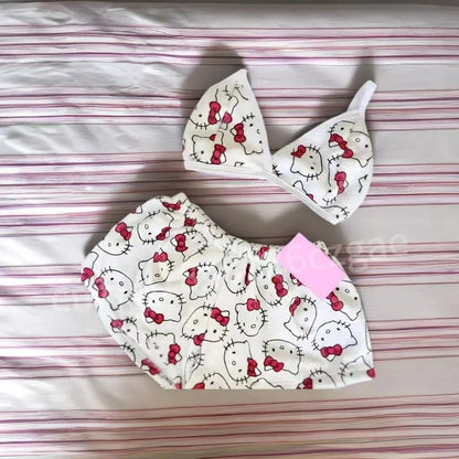 Baddie Hello Kitty Bikini Set