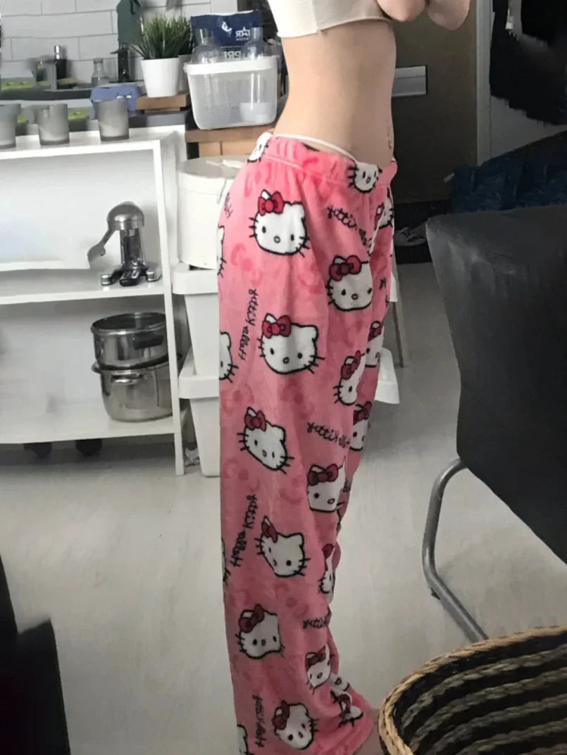 Baddie Hello Kitty Pajama Pants