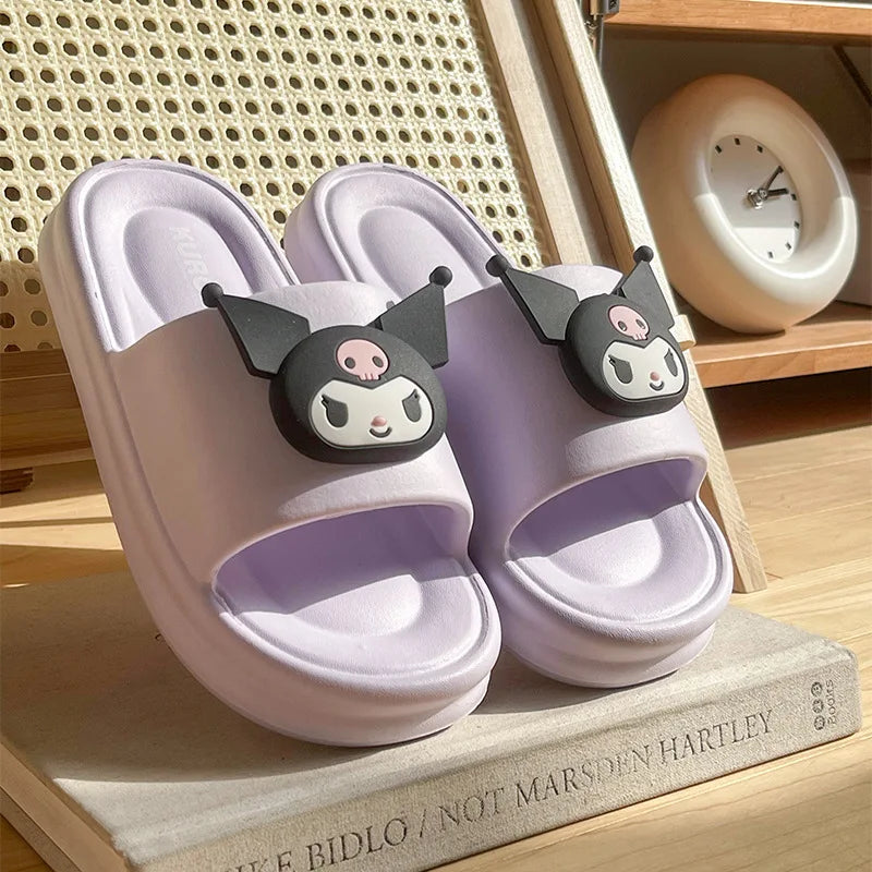 Baddie Hello Kitty Fluffy Slippers