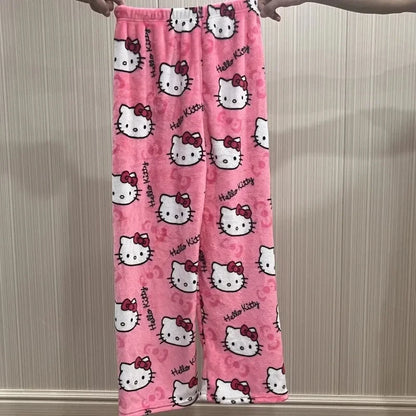 Baddie Hello Kitty Pajama Pants
