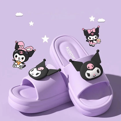 Baddie Hello Kitty Fluffy Slippers