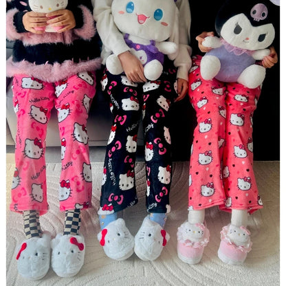 Baddie Hello Kitty Pajama Pants