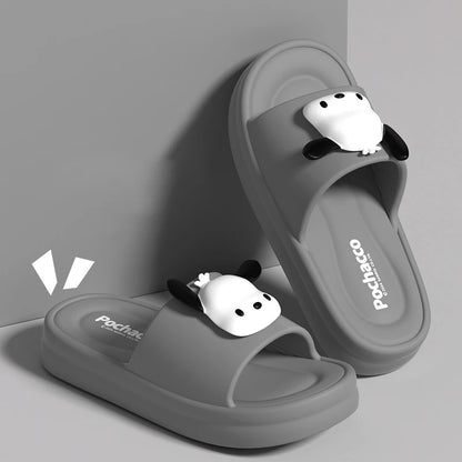 Baddie Hello Kitty Fluffy Slippers