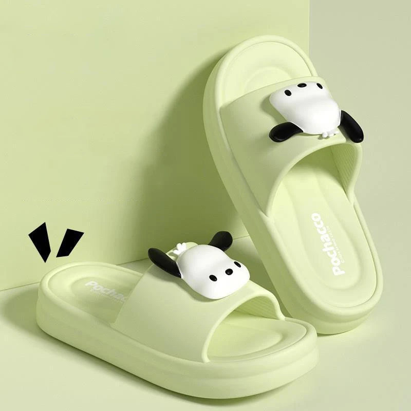 Baddie Hello Kitty Fluffy Slippers