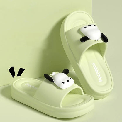 Baddie Hello Kitty Fluffy Slippers