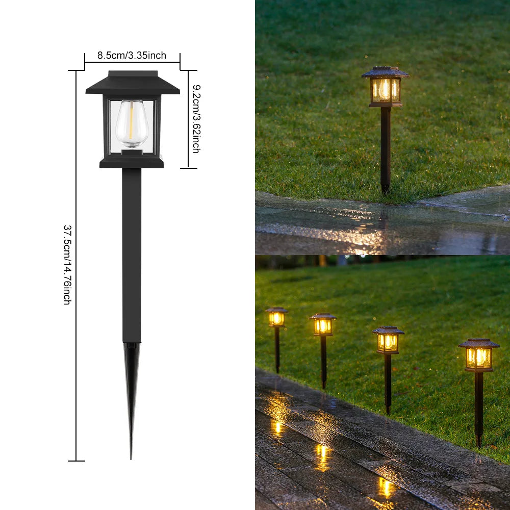 Luxury Solar Outdoor LED Path Lights IP44 Waterproof
