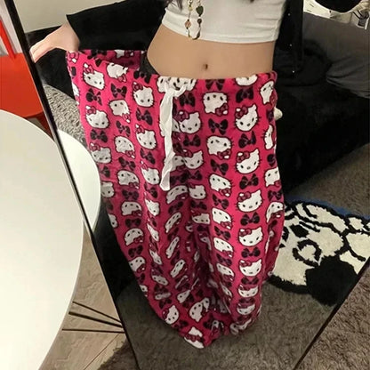 Baddie Hello Kitty Pajama Pants