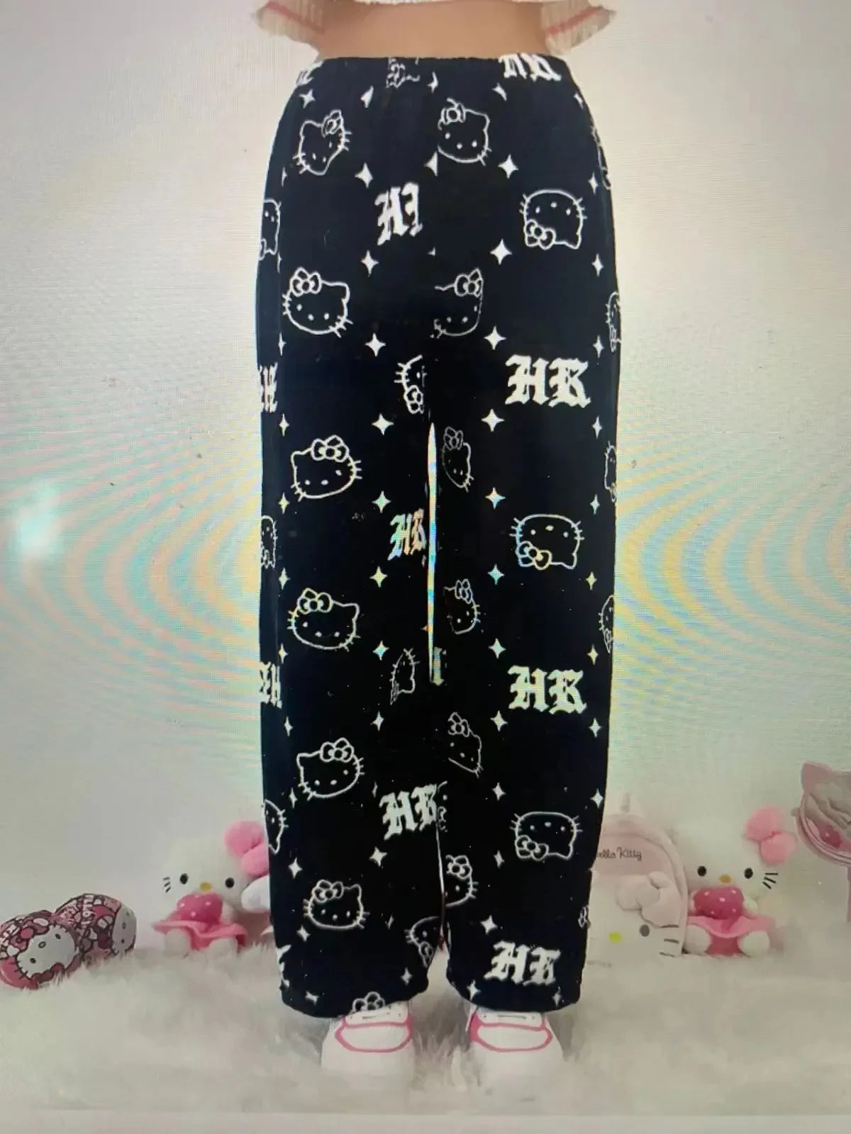 Baddie Hello Kitty Pajama Pants