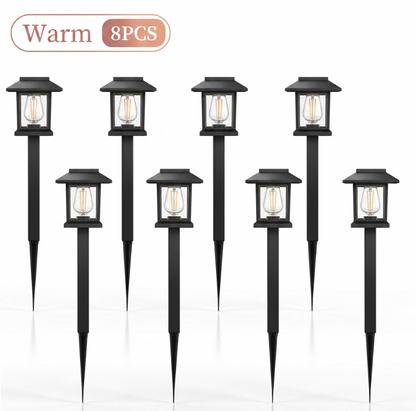 Luxury Solar Outdoor LED Path Lights IP44 Waterproof